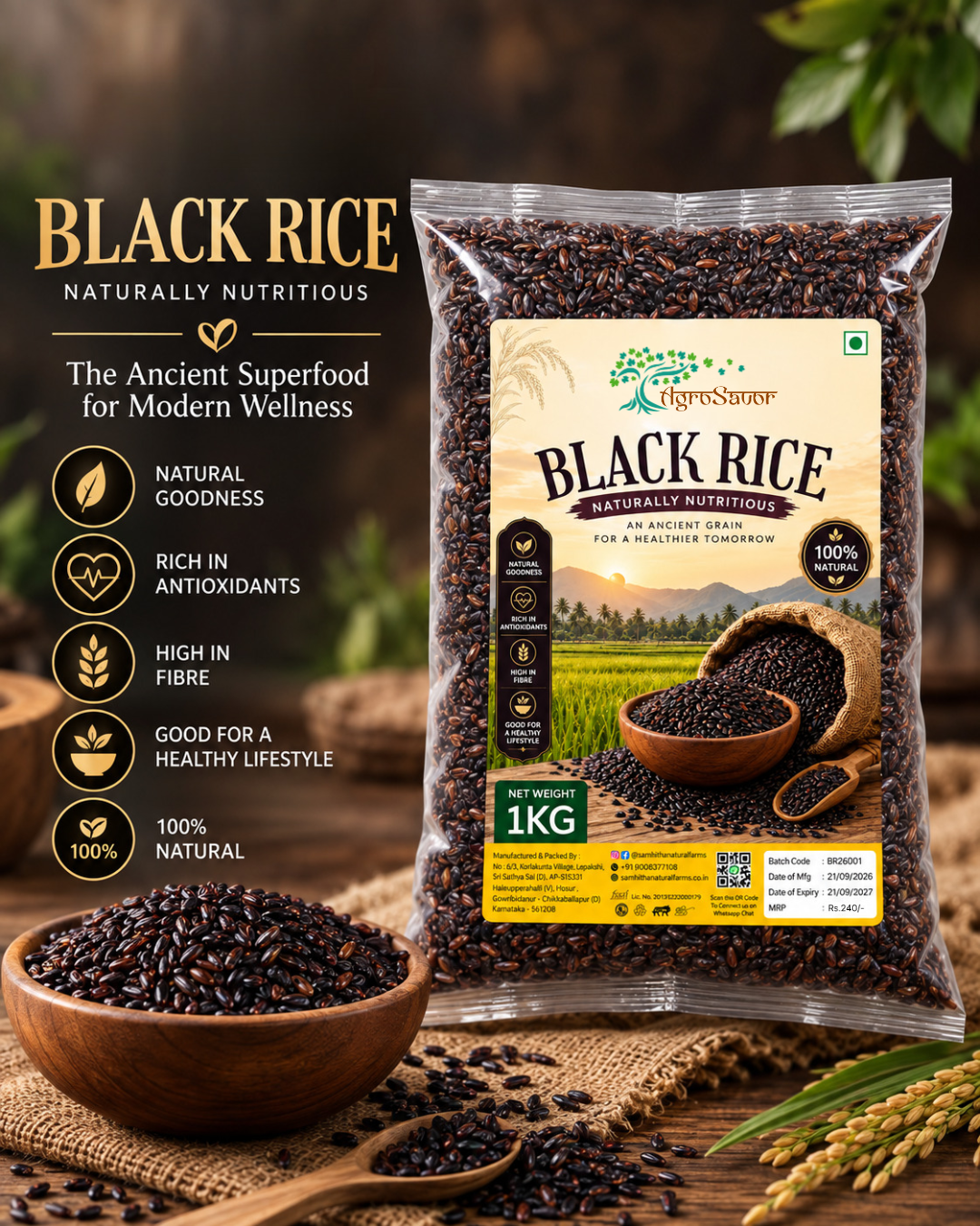 Organic Black Rice