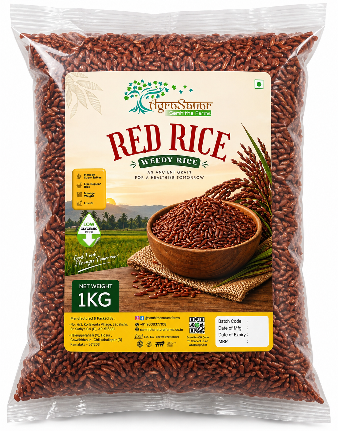 Organic Red Rice
